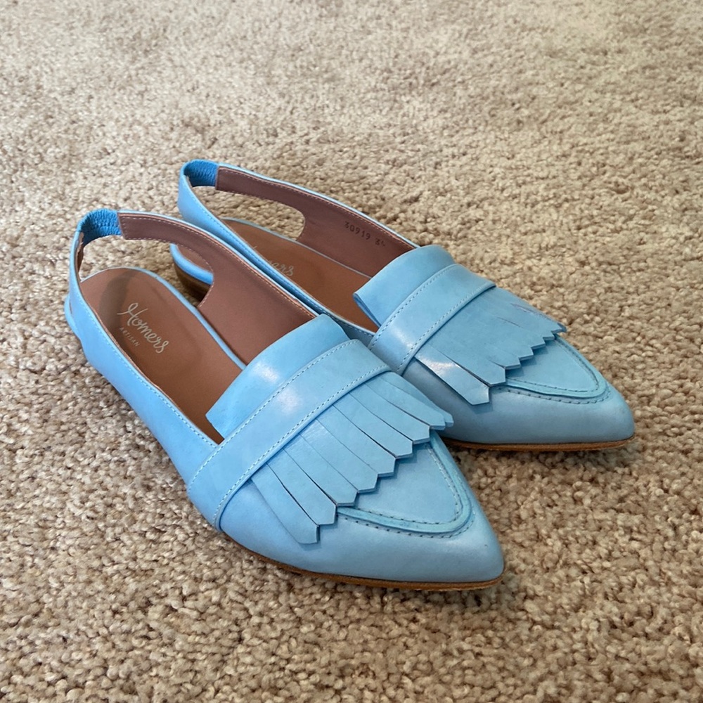 Homers leather flats